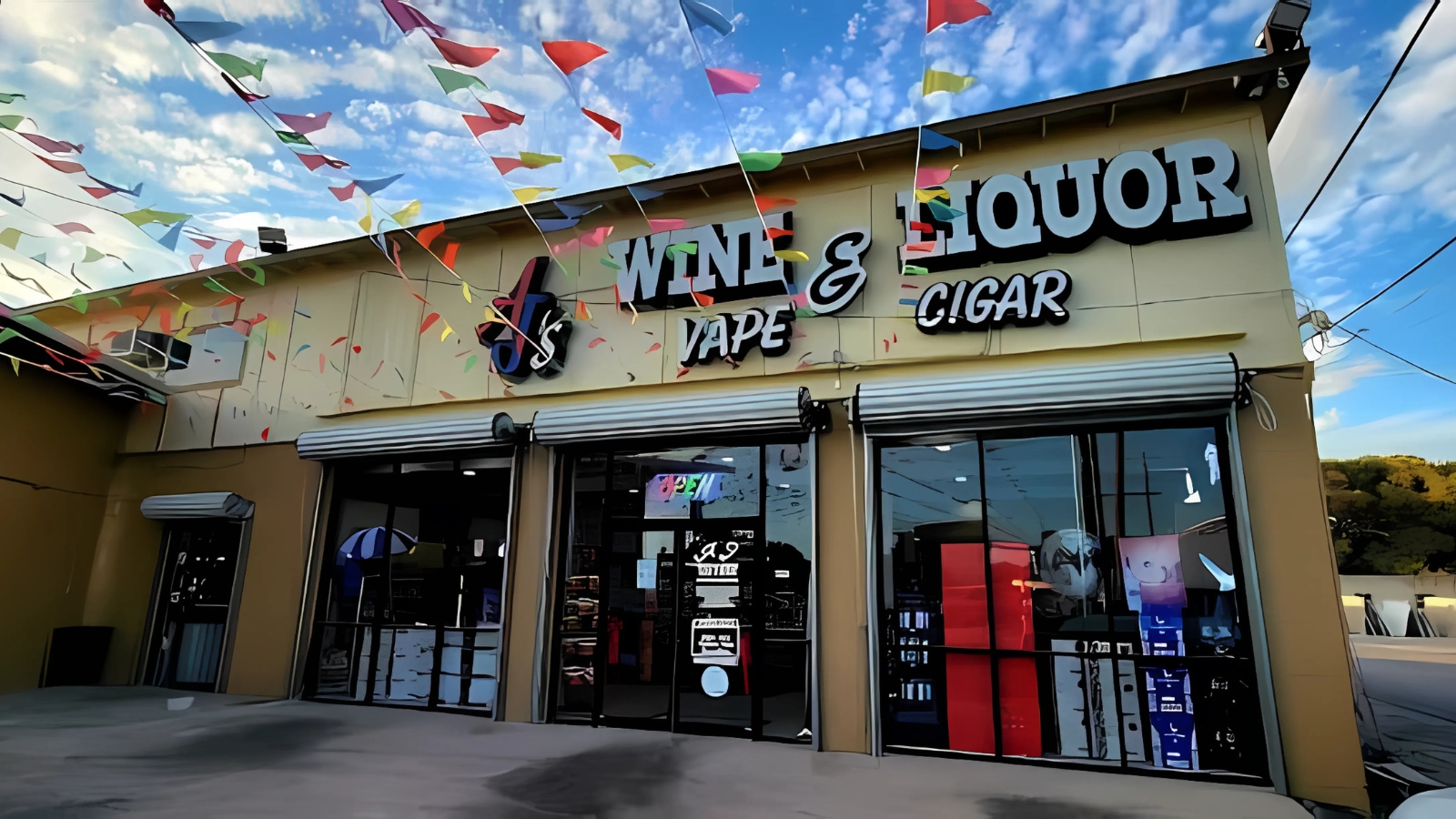 AJ's Wine & Liquor store on Camp Bullis Road